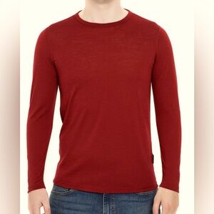 J.Crew long sleeve red T-shirt